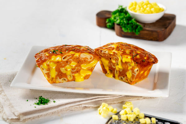 Chicken Mac & Cheese Mini Meatloaf